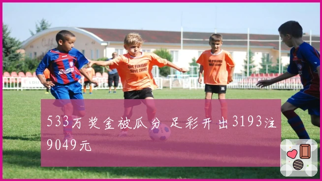 533万奖金被瓜分 足彩开出3193注9049元